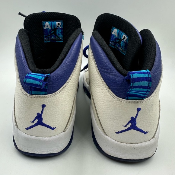 Nike Air Jordan 10 Retro Charlotte Hornets 2016 310805-107 Men’s Size 11 -VG - Picture 3 of 10